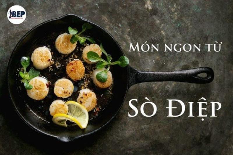 Tổng hợp các món ngon chế biến từ cồi sò điệp, từ nướng, xào đến nấu cháo, hấp dẫn vị giác.